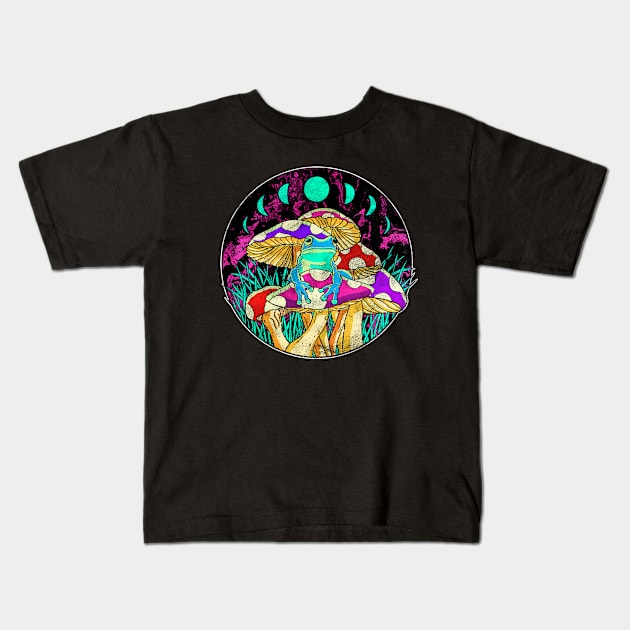 Acidic Amphibian Kids T-Shirt by FanFreak